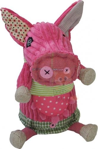 Les déglingos peluche cochon jambonos rose vert 